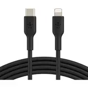 Belkin BOOST↑CHARGE 1 m Lightning/USB-C Data Transfer Cable for iPhone, iPad - First End: 1 x Lightning Male - Second End: 1 x USB Type C Male -