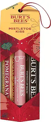 Mistletoe Kiss Lip Balm Set - Holiday Gift, Moisturizing, Natural Ingredients