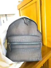 Salvatore Ferragamo Men's Backpack Brown Crocodile Leather. New With Tags