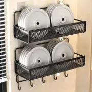 New portable Wall-Mounted Storage Rack for Seasoning, Onion & Garlic