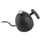 Black 800ml Coffee Hand-brewed Pot With Thermometer Long-mouthed Small-mouthed