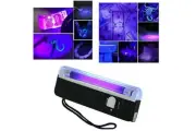 Handheld UV Black Light Torch Lamp Blacklight Party Stage Money Verify Detector