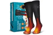 Heated Socks Rechargeable 3.7V 4000mAH Battery Operated Electric Heating Socks, Winter Cold Foot Warmers Thermal socks(L)