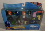 New Finding Dory 14-Pk Character Figure Collection Hank, Sandy, Tad TARGET