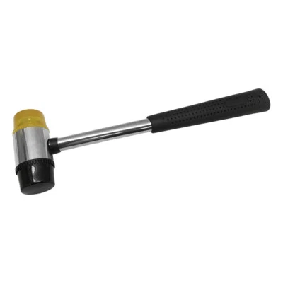 40mm Double Face Soft Tap Rubber Hammer Mallet 13'' Long