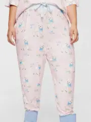 NWT PETER ALEXANDER LADIES LAMB POINTELLE PYJAMA PANTS PLUS SIZE 2+ / AU 20 - 22
