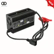 24V RED Floor Scrubber Pallet Jack Battery Recharger with Connector SB120 120A