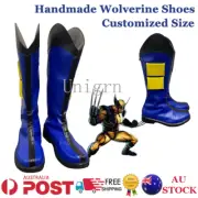 Deadpool 3 X-Men Wolverine Cosplay Shoes Boots Customized Size Costume Shoes PU