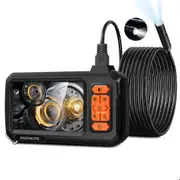 4.3" Screen Industrial Endoscope 8Mm Borescope Inspection 1080P Hd Camera 15M Other Electronics