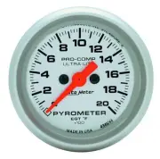 Autometer 4345 Ultra-Lite EGT Gauge 2-1/16 2000 F Digital Stepper Motor
