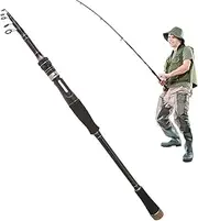 Portable Casting Rod - Telescopic Fishing Rod | Telescopic Fishing Rod, Telescopic Travel Fishing Rod Casting | Telescopic Fishing Rod Carbon Fiber Surf Casting Rod Freshwater Lightweight Baitcasting