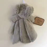 NEW Baby Lovey Soft Plush Elephant Gray Cuddle Toy Baby Gift | K Luxe