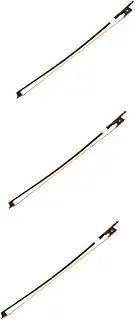 MINAOLULUS 3pcs Ergonomic Violin Bow 4/4 Size Horsehair Violin Bow Versatile for Beginners Advanced Players