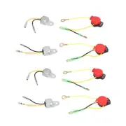 8Pcs Low Oil Alert Sensor Wide Compatibility Engine Stop Switch For GX120 GX160