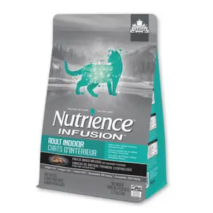 【Nutrience 紐崔斯】INFUSION天然糧 5kg(室內貓/高齡體控貓配方)