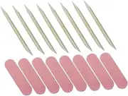 PENIKOKO 100Sets Manicure Tools Kit Handheld Nail Files Wooden Picks for Professional Manicure Surface Polishing and Nail Polish Removal Portable Nail Care Essential