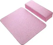 SAFIGLE Nail Art Hand Pillow Set Nail Arm Rest Manicure Arm Rest Pillow Mat for Home Salon
