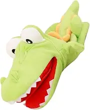 Cartoon Alligator Hand Puppet Interactive Puppet for Storytelling Imagination Play and Role Playing for Family Activities