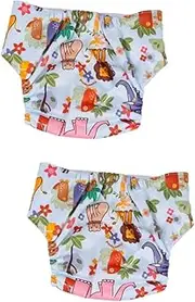 Alasum 2 Pcs Learning Training Underwear Pants Pee Training Pants Underwear Toilet Training Pants Training Diapers Reusable Swim Diaper Cotton Training Pants Newborn Cloth Breathable