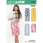 New Look Sewing Pattern 6544 Skirt Pants Size 10-22