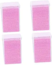 CRILSTYLEO Glue Cleaning Pads Nail Extension Glue Wipes Glue Bottle Wipes Nonwovens Salon Grade Easy to Use