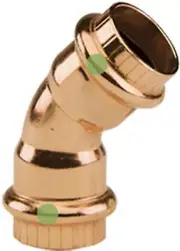 VIEGA PROPRESS 77617 ProPress 45, 3/4" x 3/4" Copper Fitting