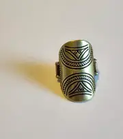 Paparazzi Pharoah Party Ring - Brass