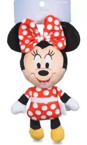Disney for Pets Minnie Mouse Cat Kicker Toy with Catnip, 9in Plush and Crinkle