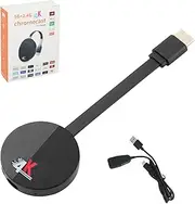 Wireless HDMI 4K Dongle Supports 1080P with 2.4/5GHz Wireless HDMI Transmitter Chromecast Compatible with Android/IOS/Windows/Mac/Projector Support DLNA/AirMirror/Airplay/Miracast