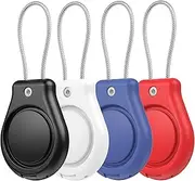 YiDiatnSy Waterproof AirTag Keychain Holder, 4 Pieces Air Tag Lock Case Key Ring Case Luggage Tag for Keys Compatible with Apple AirTags