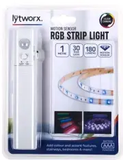 Lytworx 1m 30 LED 180 Lumens RGB Motion Sensor LED Strip Light