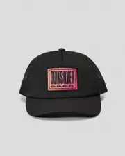 [Quiksilver] Quiksilver Toddlers' Slab Scratch Trucker Cap in Black One Size Black