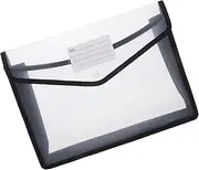 GETAJGHSD Document Pouches Set 2pcs Men's A4 File Money Pouch Waterproof Document Bag for Office
