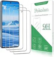 [Pokolan] 3 Pack Screen Protector for Google Pixel 8 Pro 2023 Tempered Glass 6.7 inch, Upgraded version, 100% Bubble Free, Support Fingerprint, Case Friendly, Anti-Scratch, Easy to Install, 9H Hardness