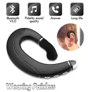 NEW!Bone Conduction Headphones Bluetooth Wireless Ear Hook Outdoor Sport Headset