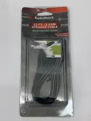 Radio Shack 42-2445 12-Foot Speaker Cable RCA Phono Male Plug to Phono Male Plug