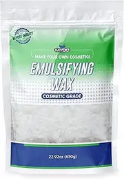 Myoc Emulsifying Wax- 32oz, Emulsifying Wax Cosmetic Grade, Emulsifying Wax Bulk, Emulsifying Wax for Lotion Making, Emulsifying Wax for Hair Products, Emulsifying Wax for Sugar Scrubs, Paraffin free