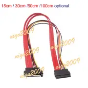 SAS Hard Disk drive SFF-8482 Male To SFF Female SAS Cable 29-pin Extension Cable