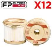 12 x 2010-SM Genuine Parker Racor Fuel Filter - 2 Micron, 2010SM-OR, 500 Series