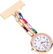 [BESTYASH] Pocket Watch Ladies Watches Nursing Nurses Ladies Nurse Vet Second Hand Women Fob Breast for Alloy