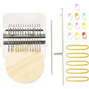 Small Weaving Frame Kit with 14 Hooks Mini Darning Frame Speedweve Type paCUq