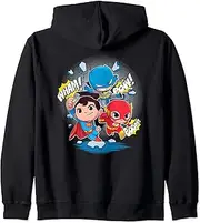 [DC Comics] DC Super Friends Wham Pow Boom Zip Hoodie