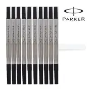 Parker Rollerball Refills Black Medium Pt 0.7 Made In France 10 Refills