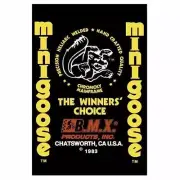 Mongoose - 1983 Minigoose "Red Chatsworth" Decal set - Old school bmx