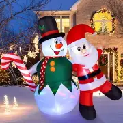 Christmas Inflatables, 6FT Inflatable Christmas Decorations Inflatable Snowma...