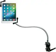 Tablet Clamp Stand – CTA Heavy-Duty Gooseneck Clamp Stand for iPad 10th Gen 10.9-inch - iPad 7th/8th/ 9th Gen 10.2-inch - Surface Pro 4 - Surface Go 3 and Other 7-13-inch Tablets - Black (PAD-HGT)