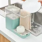 Kitchen Storage Rack Hollow Out Storage Sink Caddy Kitchen Sink Shelf