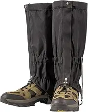 [Generic] Adjustable Leg Gaiters, Snow Gaiters for Hiking, Waterproof Hiking Boots, Adjustable Leg Gaiters, Breathable Leg Gaiters for Women, Men, Skiing, Snowshoeing, Mountaineering
