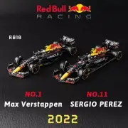 1x Bburago 1:43 2022 F1 RedBull RB18 1#Max 11#Perez Diecast Model Car Collection