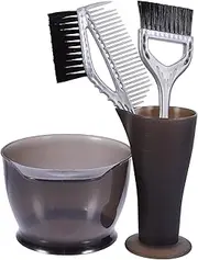 MUSISALY 4pcs Hair Dyeing Lightweight Tinting Bowls Measuring Cup for Easy DIY Color Mixing for Home Salon Use Durable Hair Tinting Tools Random Color